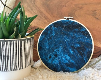 Galaxy Enamel Pin Hoop | pin hoop. pin display. pin board. enamel pin. lapel pin. - 7 Inch