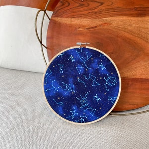 Constellation Enamel Pin Hoop | pin hoop. pin display. pin board. enamel pin. lapel pin. - 7 Inch