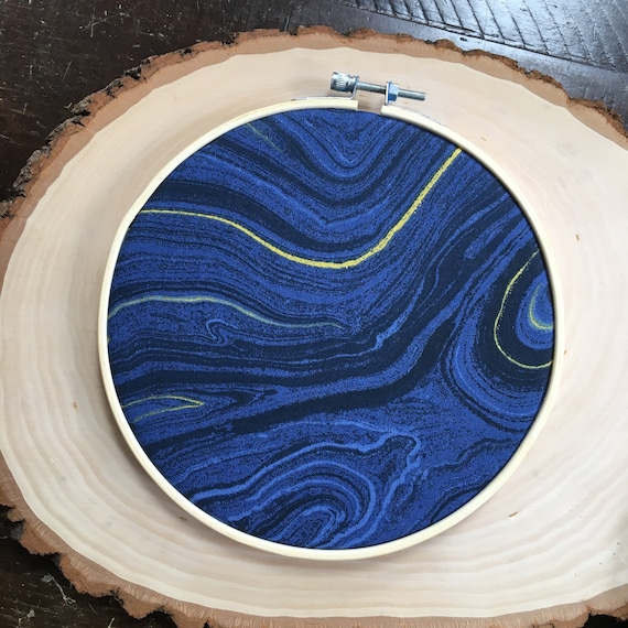 Enamel Pin Display - Blue Swirled 7 Inch | enamel pin hoop. pin display. pin board. enamel pin. pin banner. disney pin. funny pin. cute pin.