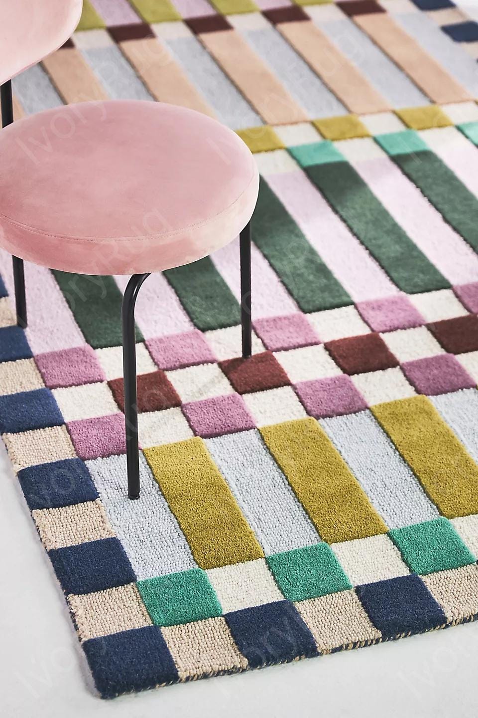 Modern Hand Tufted  colourful Area Rug, High Quality Area Rug For Living Dining Bedroom, Large Rug Carpet 5x8 6x9 8x10 9x12 10x14 6x6 8x8