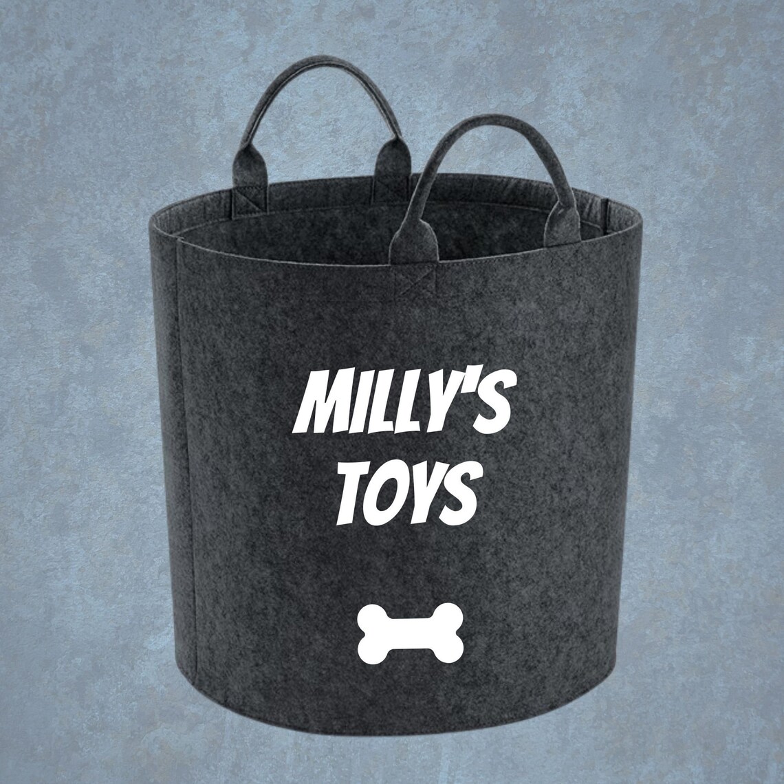 Personalised Dog Toy Basket Personalised Pet Storage Basket Etsy