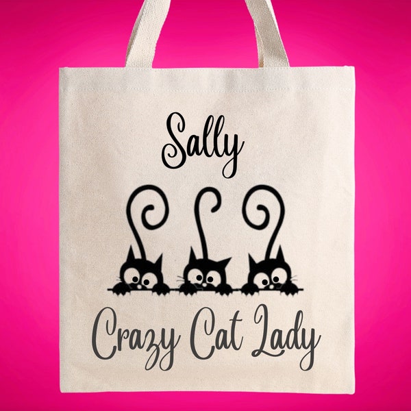 Alex Clark Crazy cat Lady chats Porte-clés