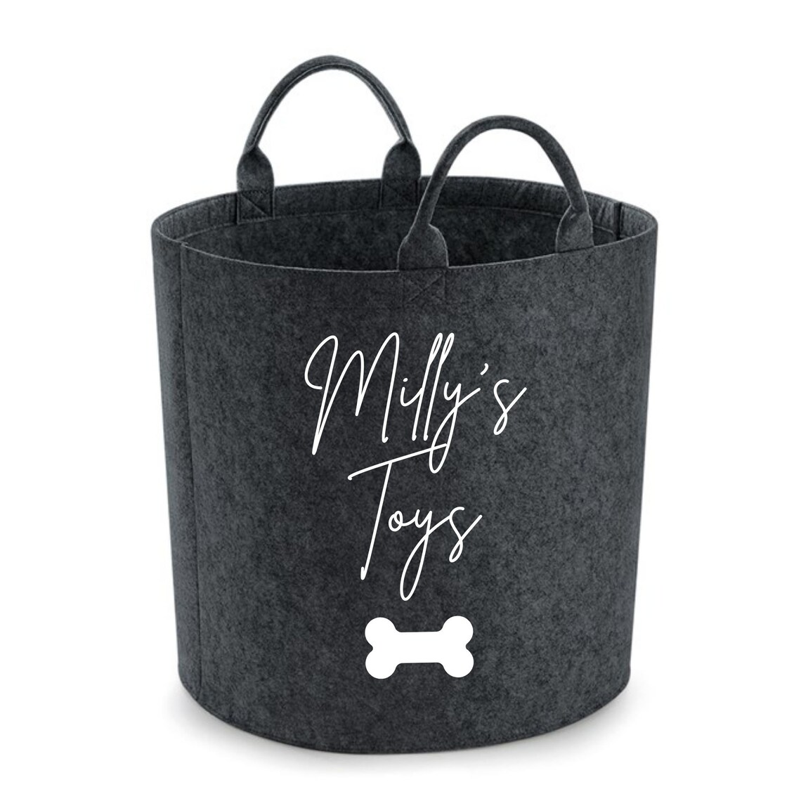 Personalised Dog Toy Basket Personalised Pet Storage Basket Etsy