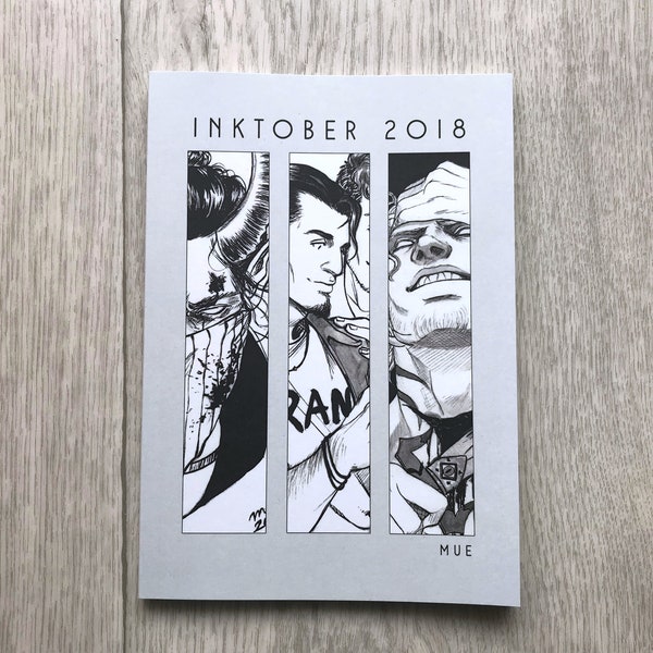 Mini Artbook INKTOBER 2018