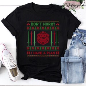 Don&#39;t Worry I Have A Plan Vintage T-Shirt, Dungeons And Dragons, Gifts For Gamer, Playing Game Shirt, Funny Dungeons D20, Funny Gamer Shirt