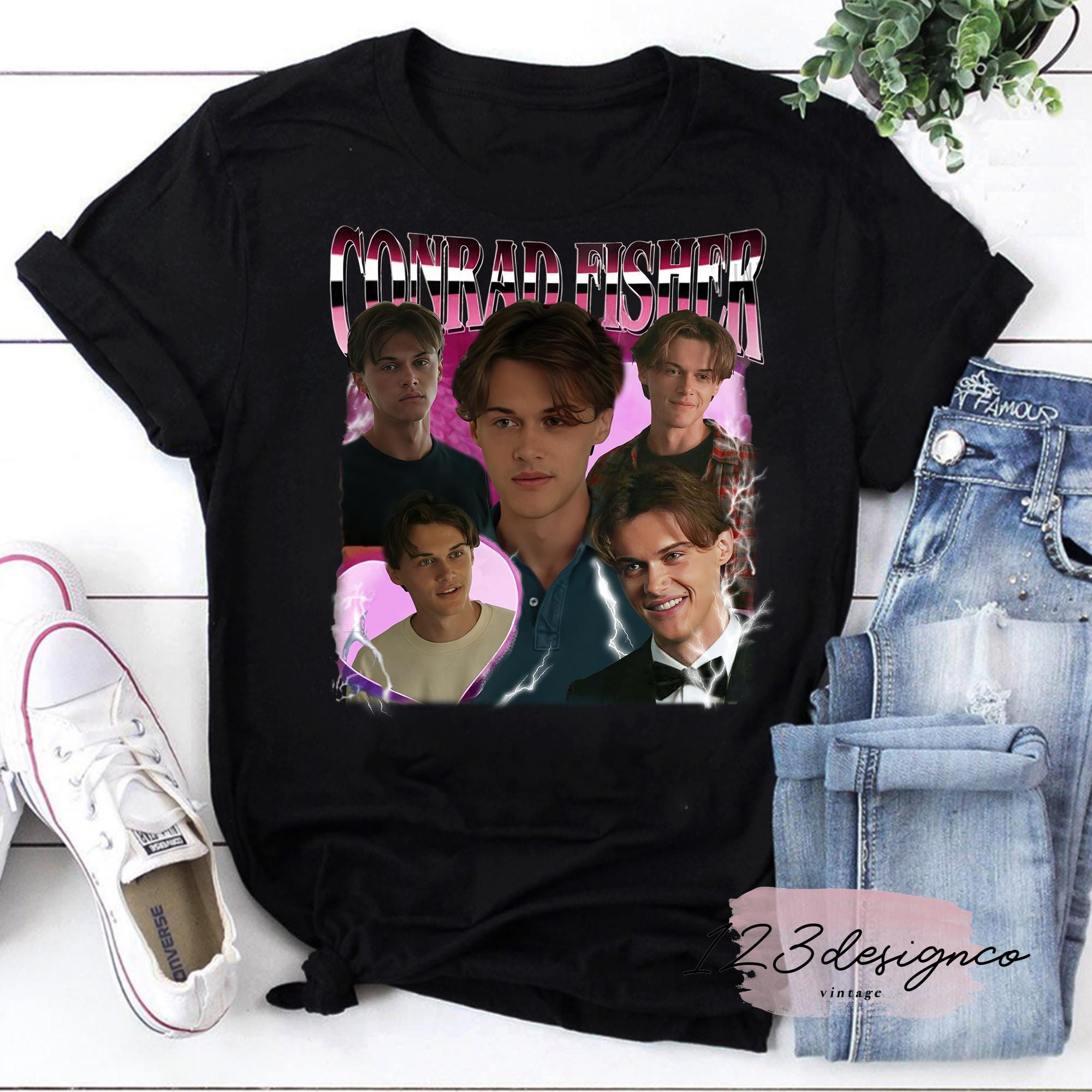 Team Conrad Bootleg Retro Vintage T-Shirt, Christopher Briney Tee, Conrad Fisher Gift For Fan, Conrad Fisher Shirt