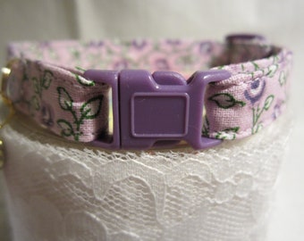 Collar de verano para gatos Lilac Roses