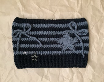 Crochet Star Beanie: Handmade Striped Hat