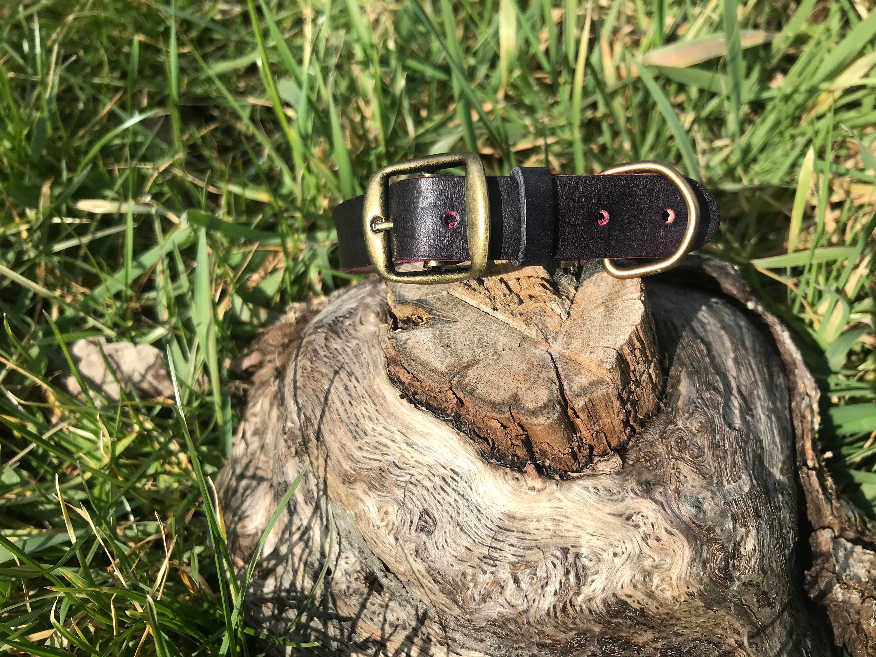 Collier en Cuir Pour Chat ou Chaton Personnalisable Futhark, Runes, Viking, Vieux Norrois.