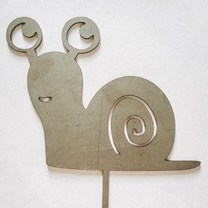 Snail made of steel, animal plug, noble rust, garden, garden plug, decoration