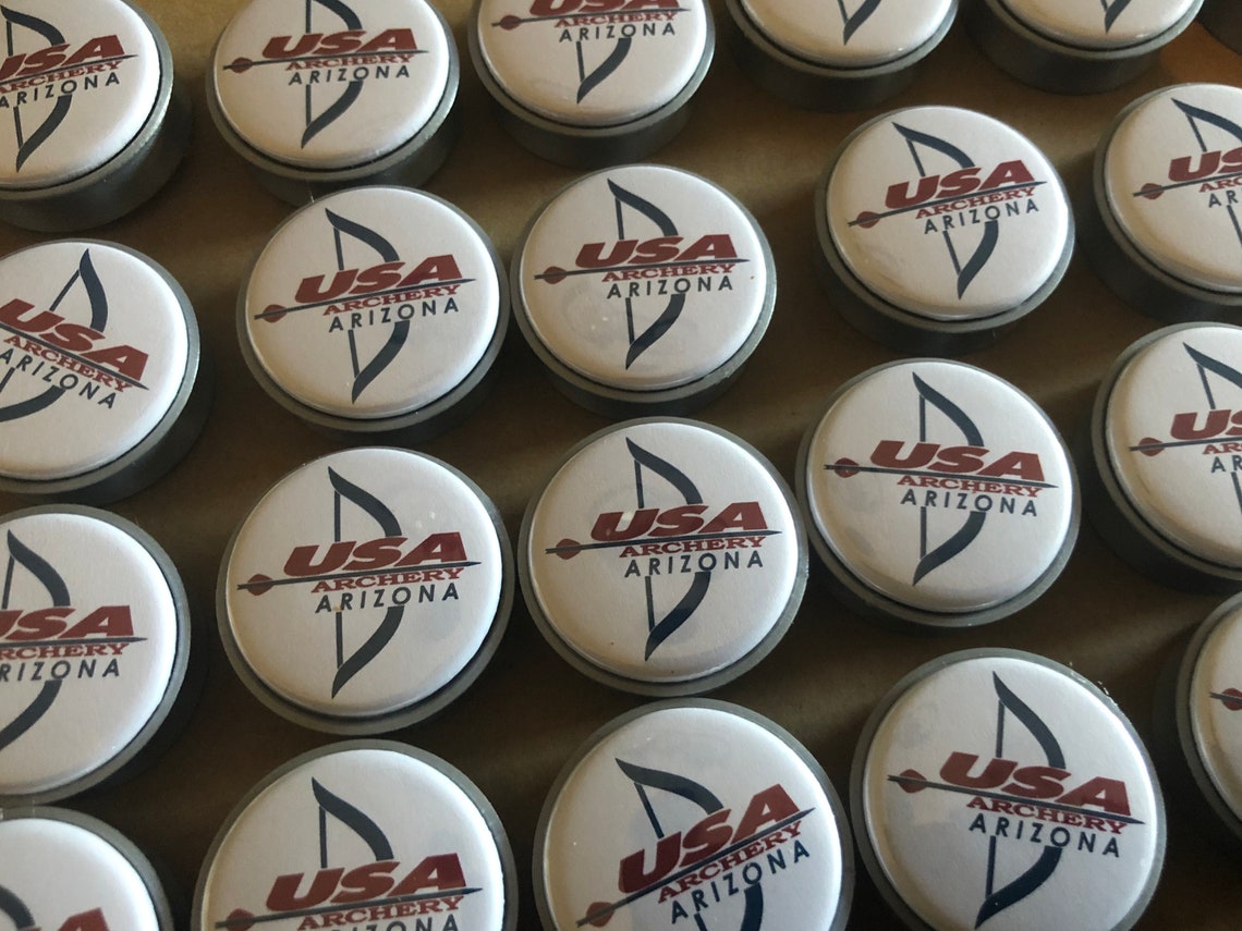 CUSTOM Target Archery Pins with any logos you want Etsy