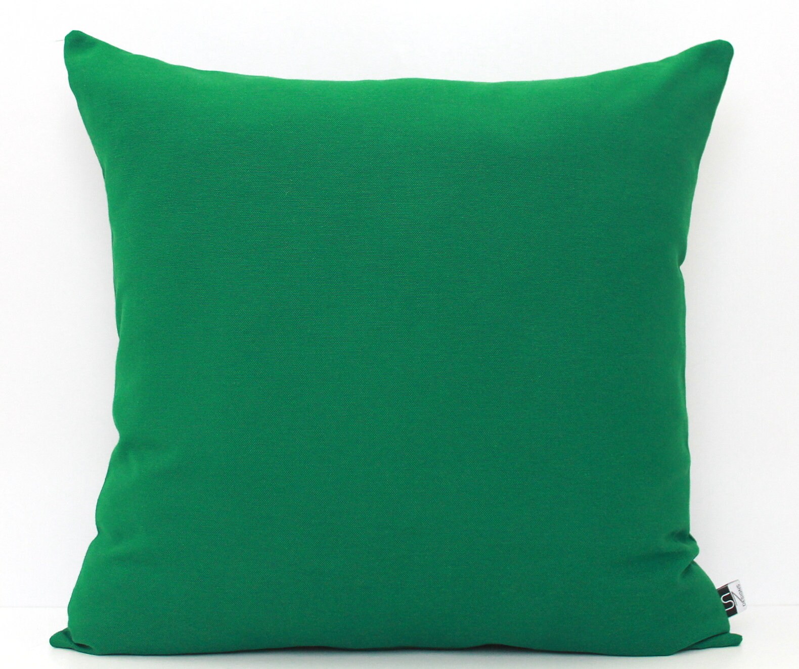 Kelly Green Pillow Cover Solid Color Cotton All Sizes Etsy