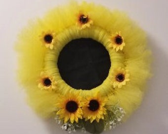 Sunflower Tulle wreath