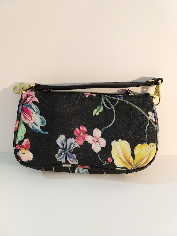 Vintage Mini Keychain Pouch Twilight Florals – A Maui Day Original Handbags