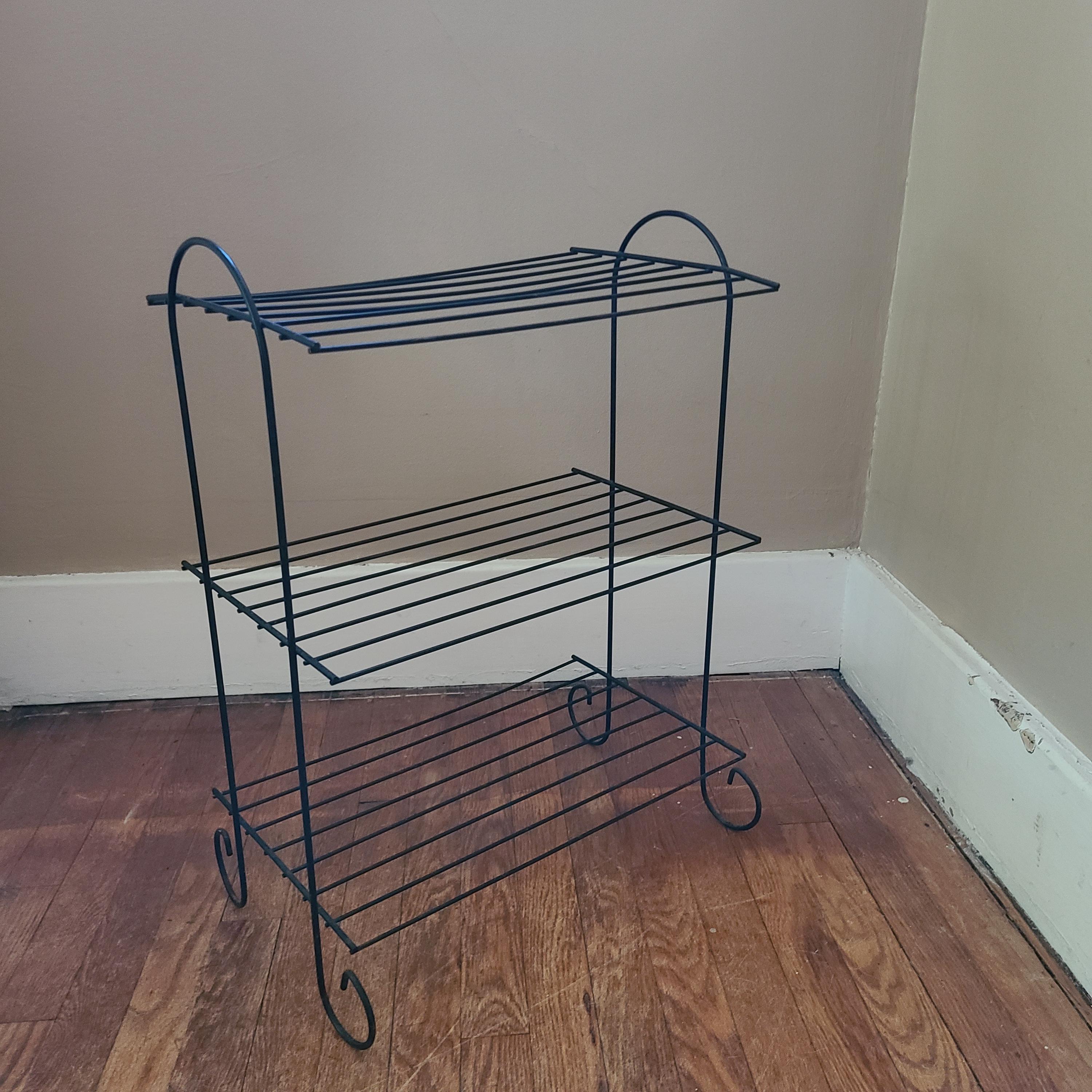 Mid Century Wire Shelf - Etsy