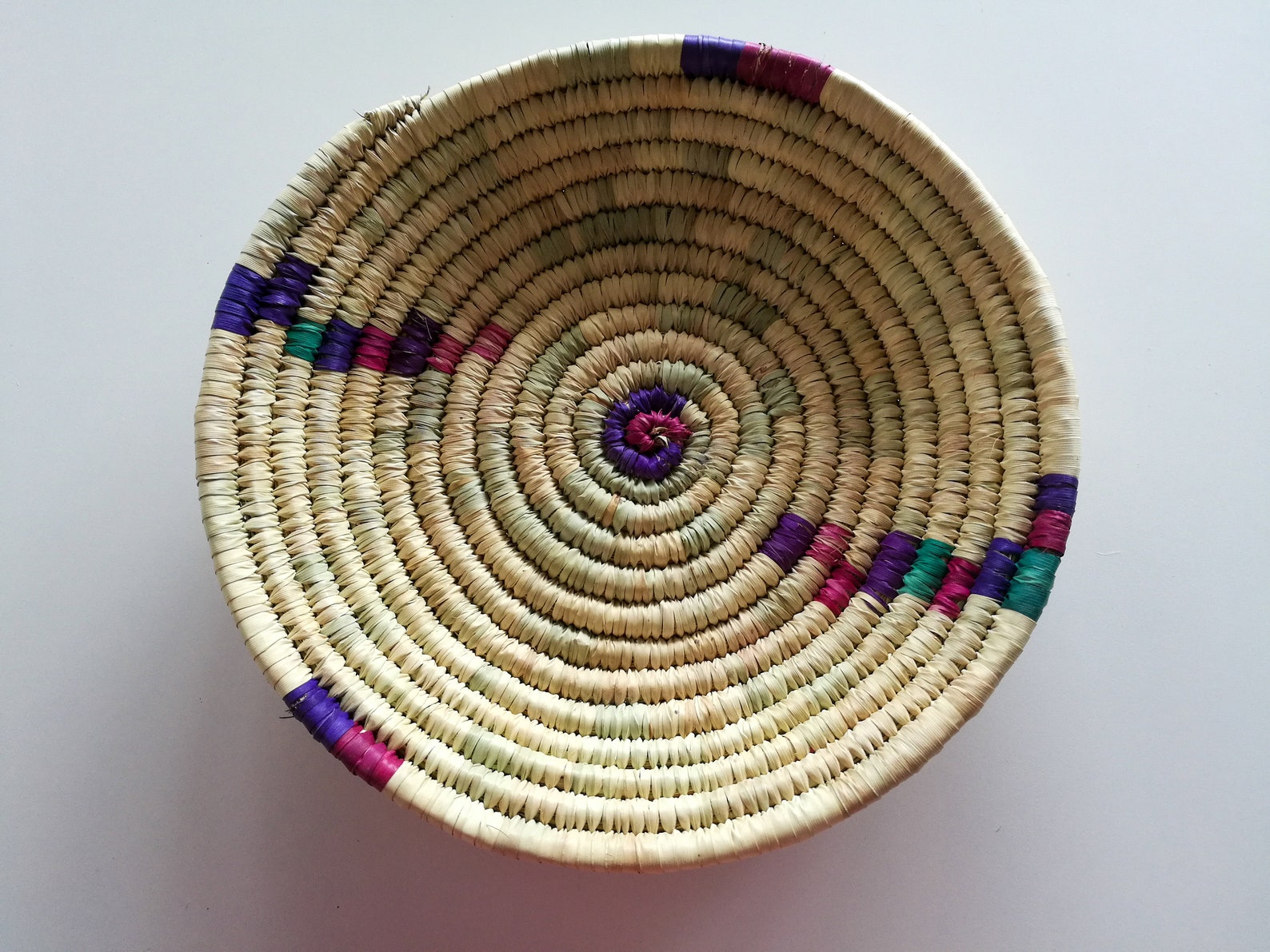 Moroccan Woven Plate Wall Decor Plate Wicker Plate Woven Etsy