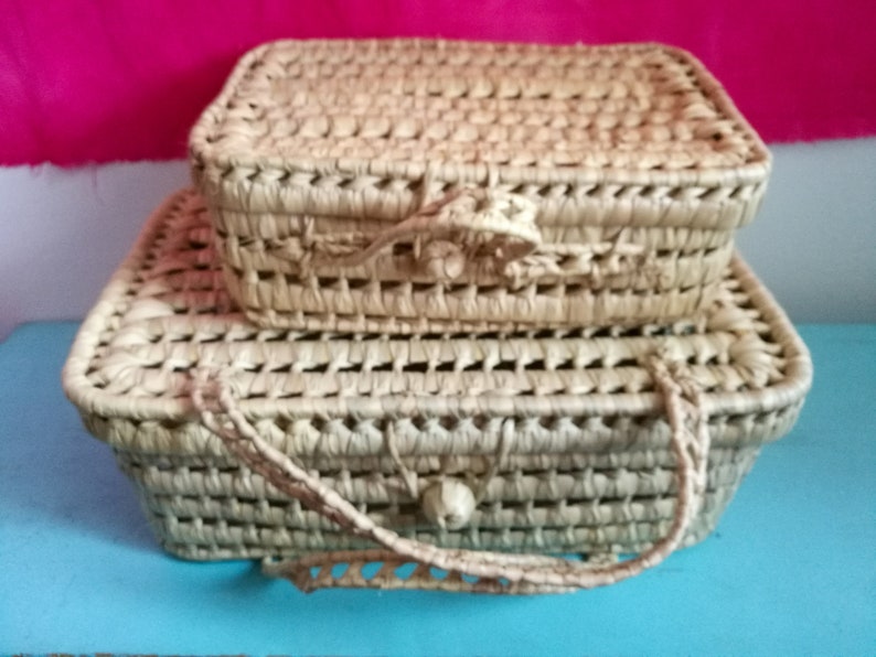 Briefcase Basket Baby Suitcase Kids Suitcase Baby Shower Etsy