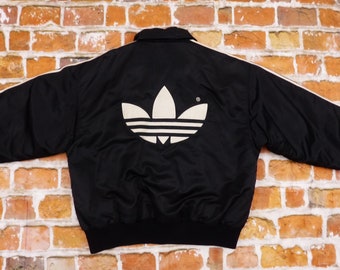 vintage 80s hip hop run dmc hoodie oversized puffer track bomber jacket