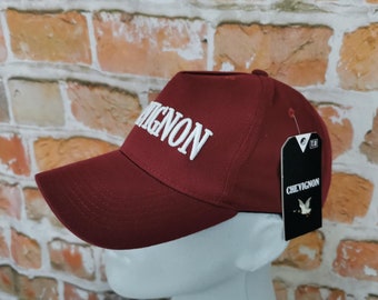 Chevignon Vintage baseball cap hat cap wine red block letters casual