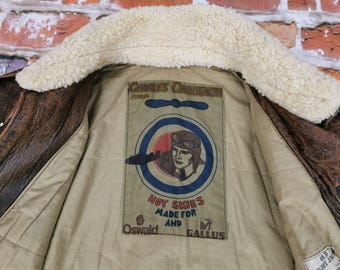 ジャンク CHARLES CHEVIGNON AIR WOLF A3661 80s CHARLES CHEVIGNON FLIGHT JACKET | nanika