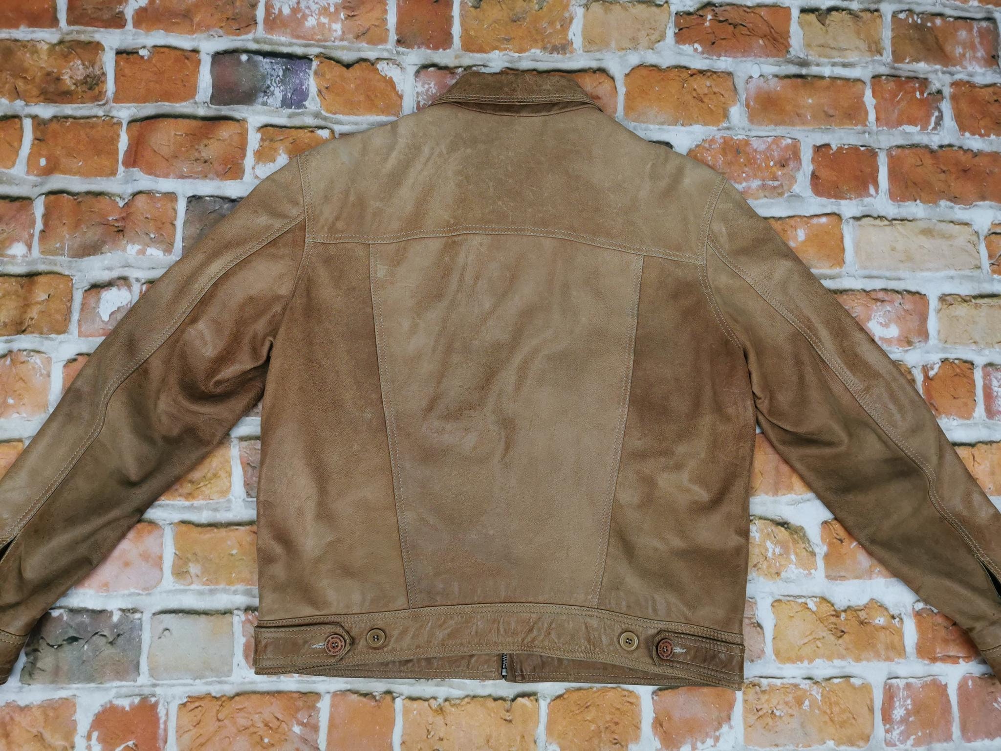 ジャケット・アウター ROUGHNECK Washed leather mustang jacket MUSINSA | ROUGHNECK Washed leather mustang jacket