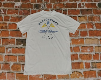 Camiseta de golf vintage de Best Company, Somme Club House, hoyo en uno, Italia, deporte informal