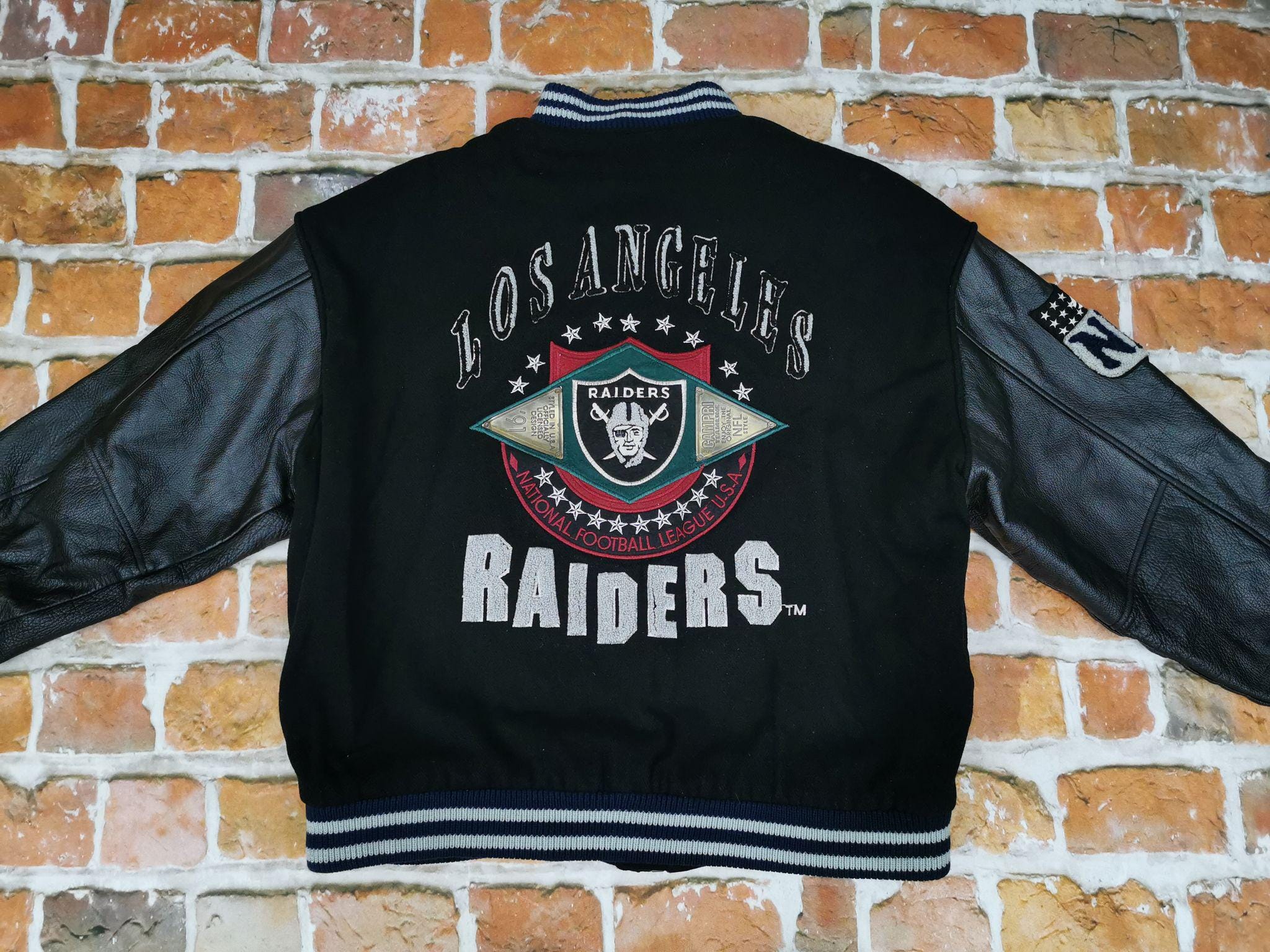 ロサンゼルス レイダース サイズL チョークライン NFL NWA