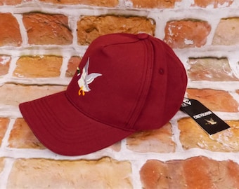 Chevignon Vintage Baseballcap Hat Cap Cap Togs Unlimited Wine Red Casual