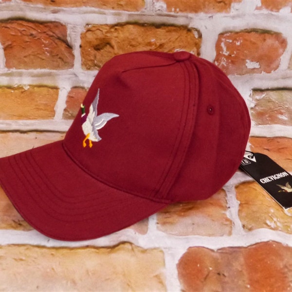 Chevignon Vintage Baseballcap Hat Cap Cap Togs Unlimited Wine Red Casual