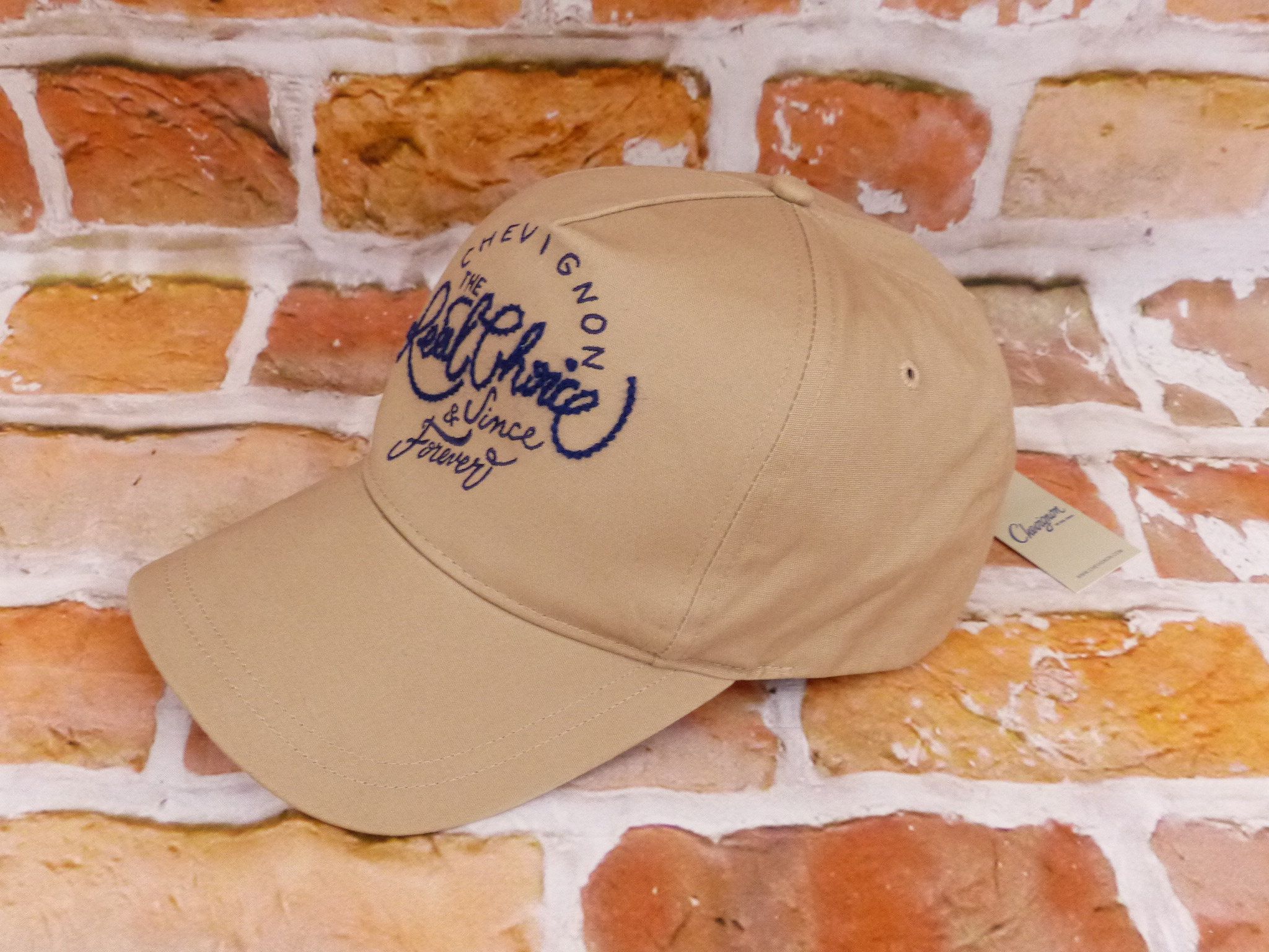 Chevignon Vintage Cap hut Kappe Basecap The Real Noise beige Casual