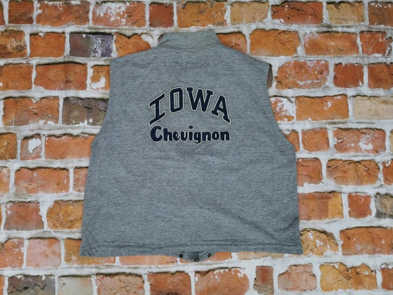 Chevignon Vintage Summer Sport Vest Gris Iowa Casual Gilet Etsy Mexico