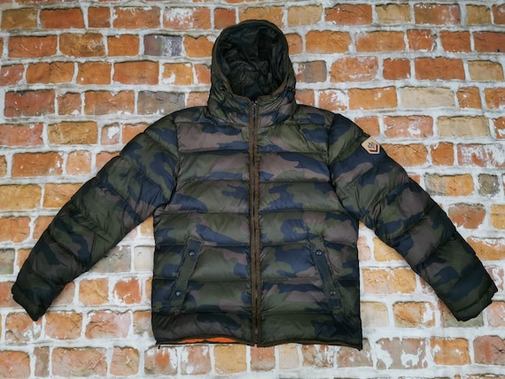 Harde ring marathon een miljoen Scotch and Soda Vintage Winter Camo Down Jacket Camouflage - Etsy