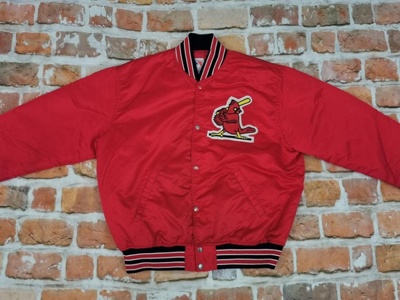 Antigua Men's St. Louis Cardinals Black Protect Jacket