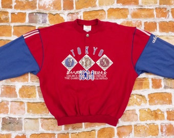 Adidas Vintage Olympia Pullover 1964 Tokyo Olympiade casual