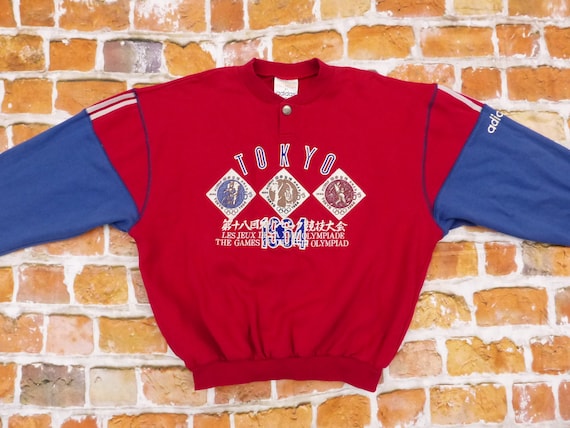 Adidas Vintage Olympia Sweater 1964 Tokyo Olympiad Casual Etsy