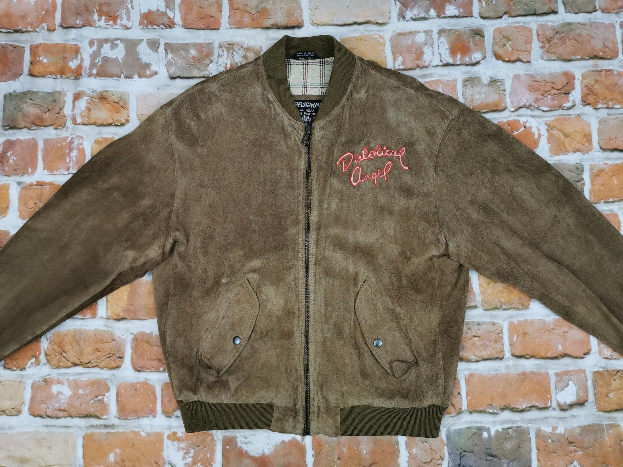 Chevignon Vintage Leather Jacket 