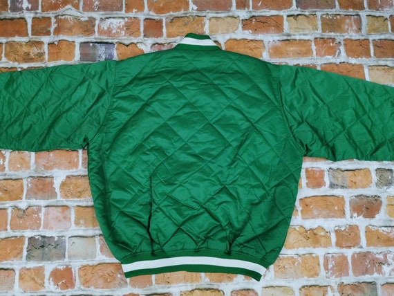 Majestic Vintage Bomber Baseball Jacket Boston Celtics Nba Usa