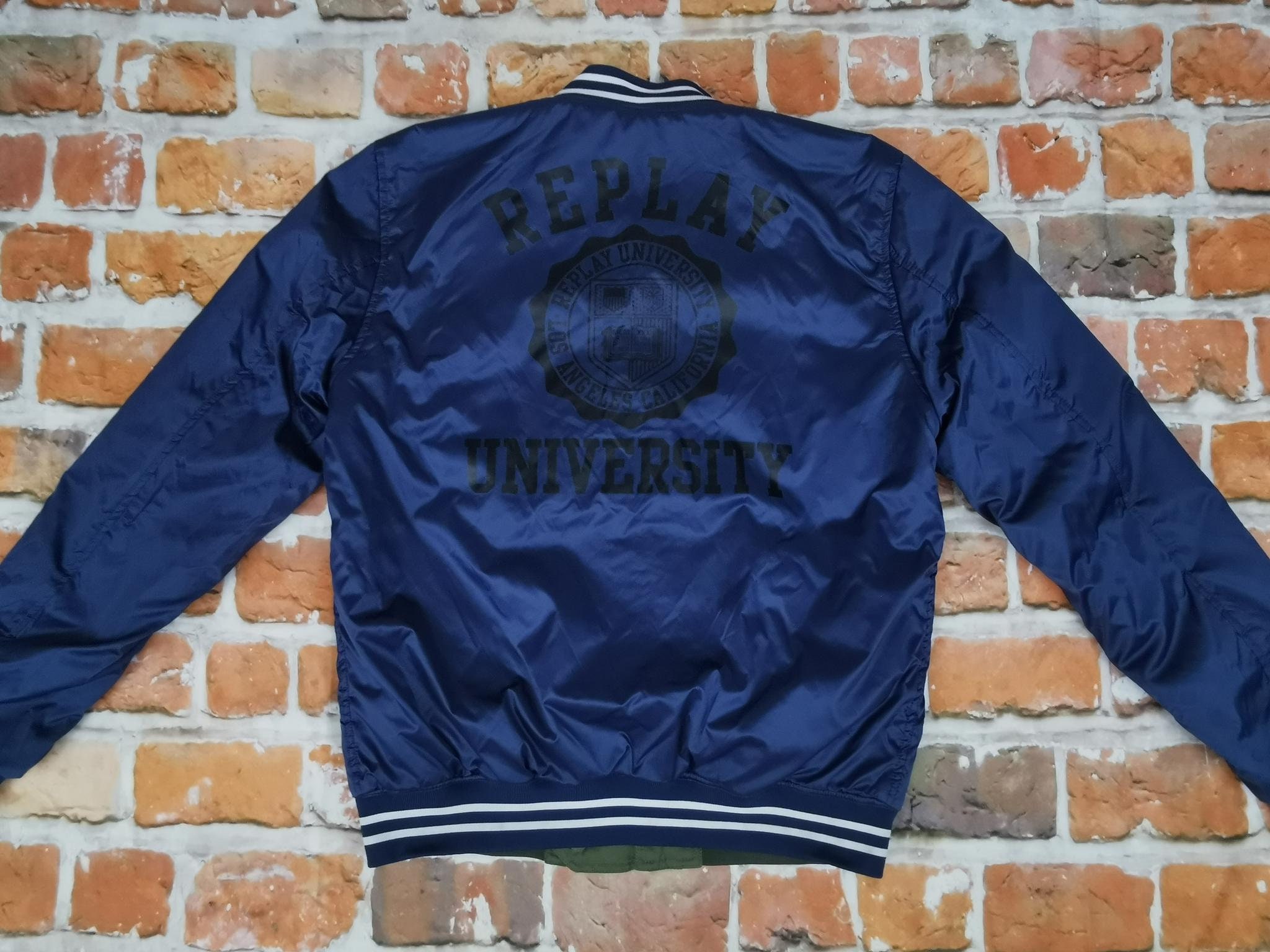 Replay reversible shop bomber jacket