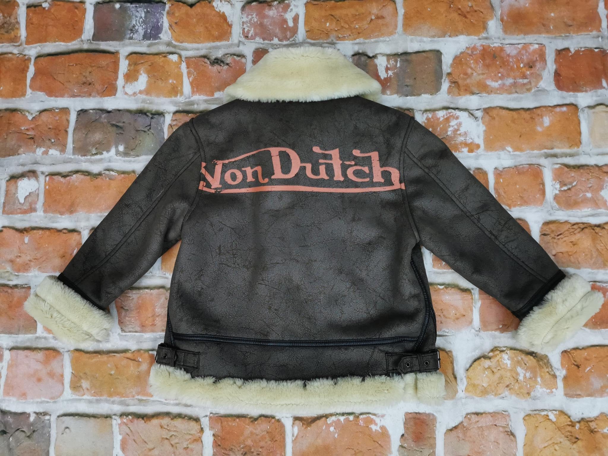 Vintage Von Dutch Leather Jacket 【公式通販】