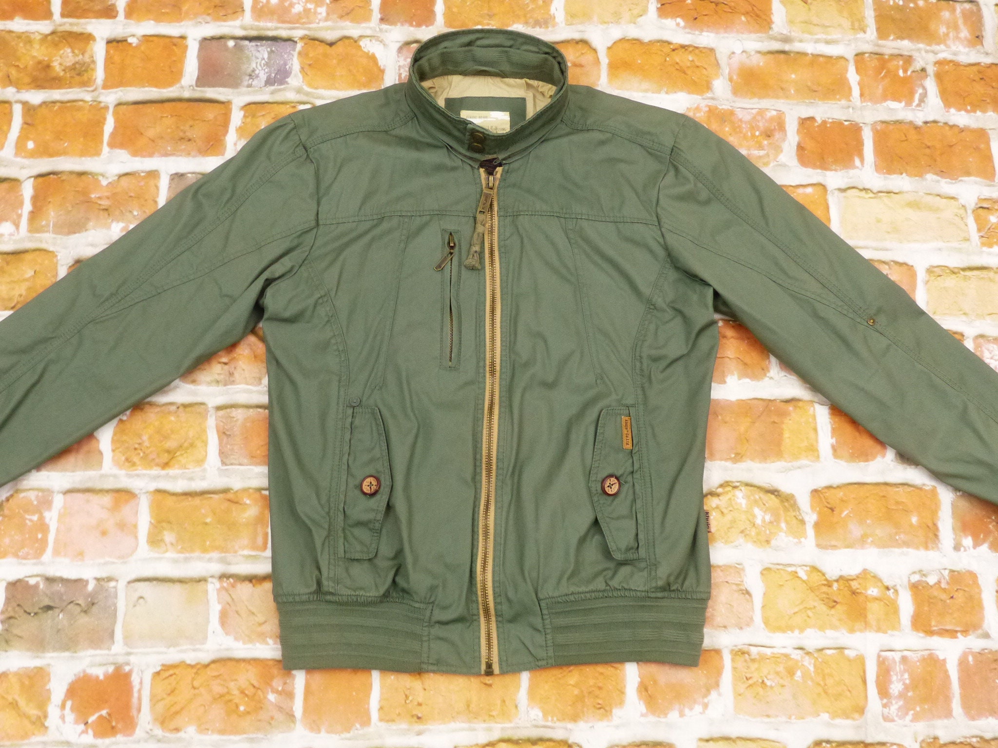 light green bomber jacket