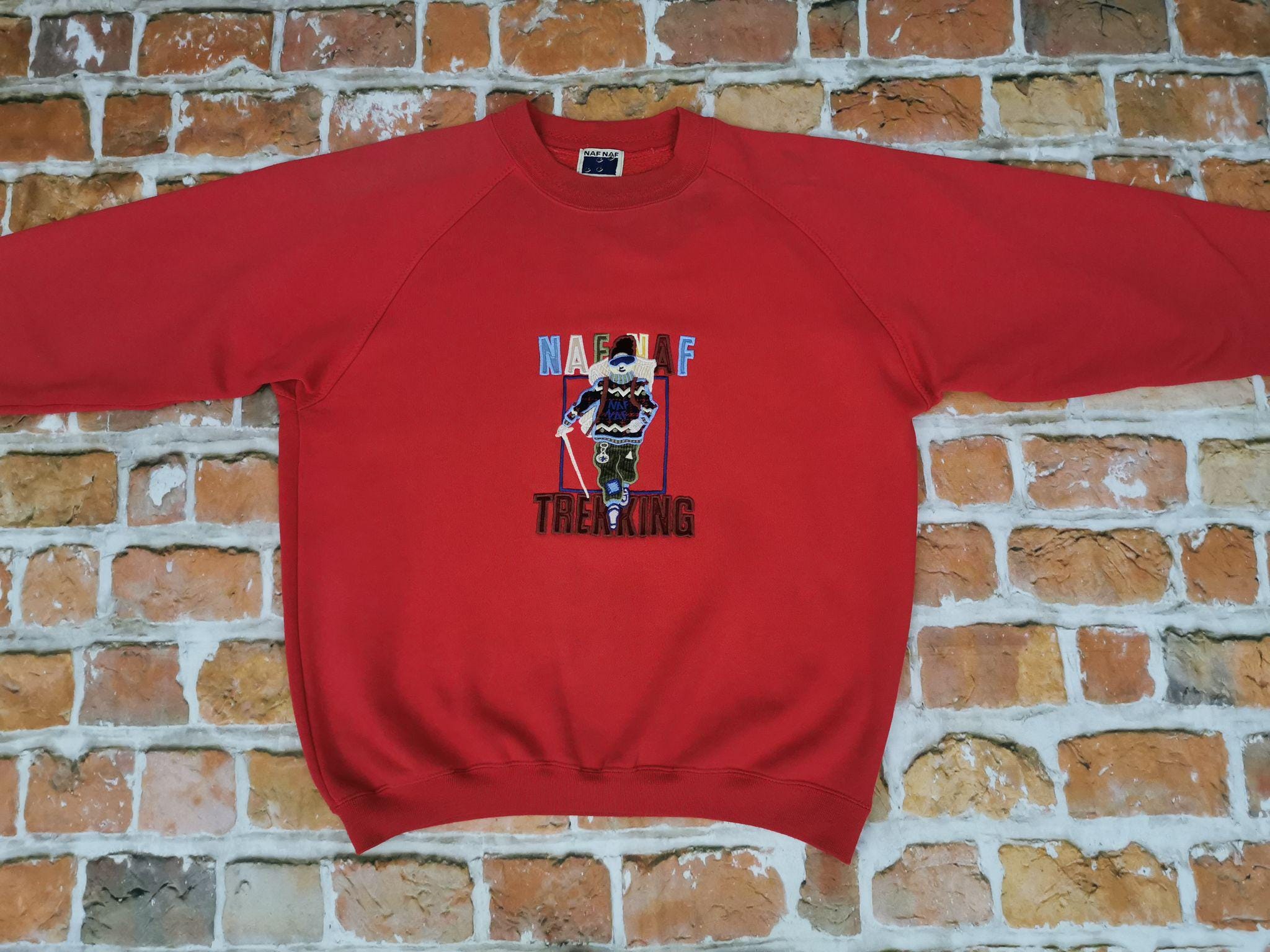 Pull Naf Naf En Angora 50% - Taille L, Noir - Occasion Très Bon état