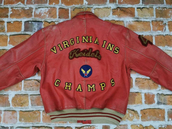Avirex Usa Varsity Leather Jacket 