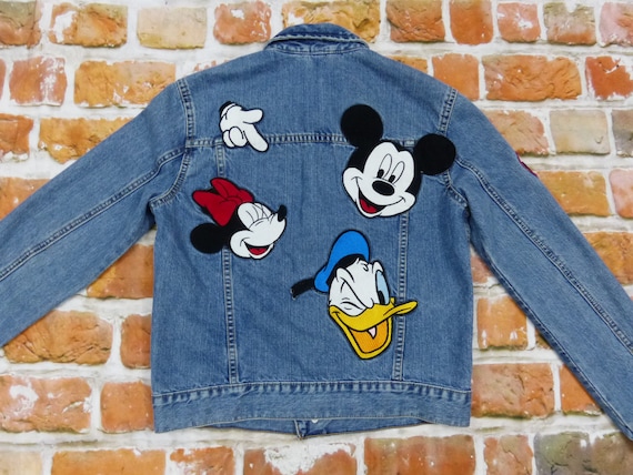 Walt Disney Jeans Jacke Mickey MInnie Mouse Donald Za… - Gem