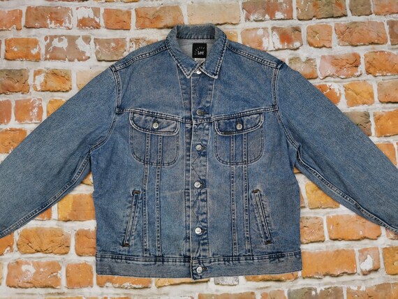Lee Riveted Vintage Jeans Jacket Blue 