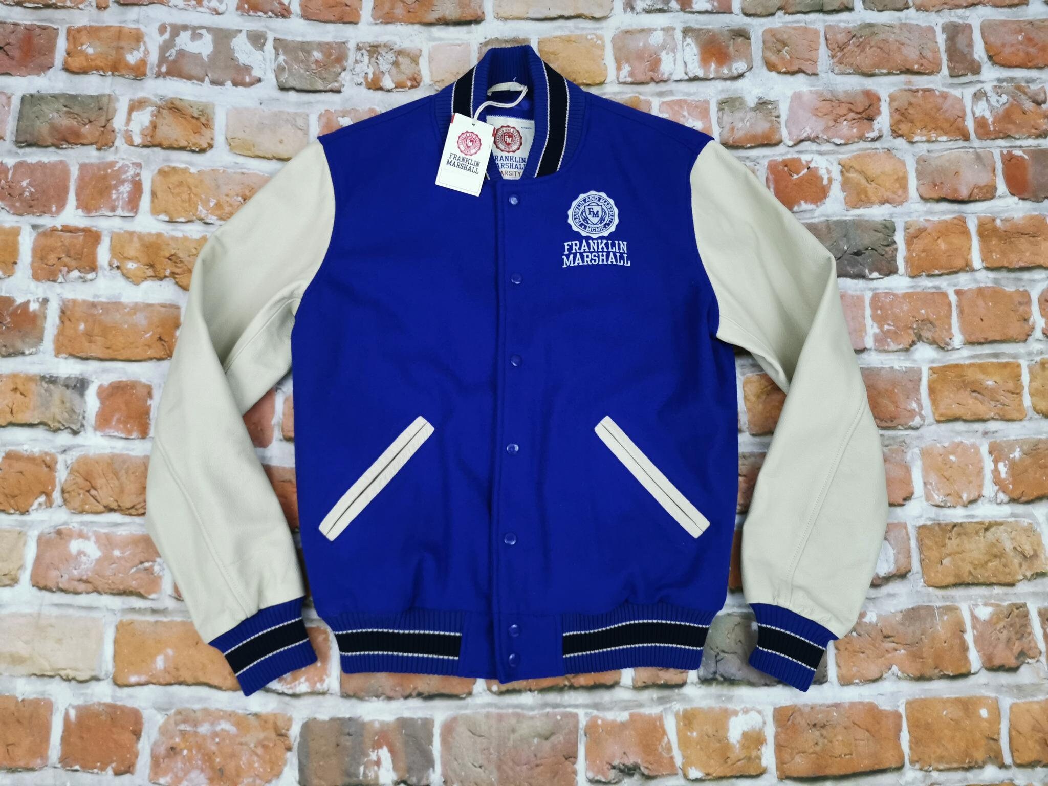 New franklin marshall Varsity College Jacket Outdoor Eagle Vintage Size:S  NEW