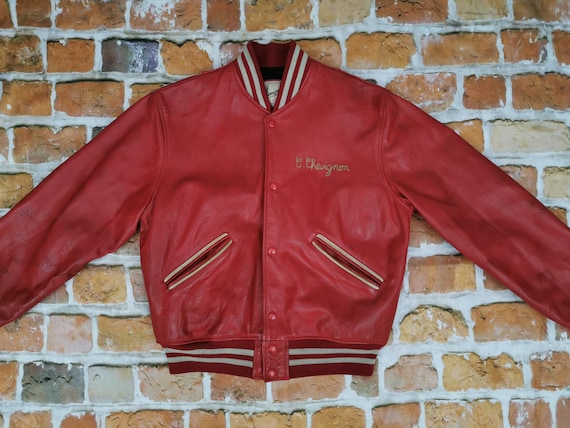 Brooklyn Moto Inspired Lather Jacket Fire red
