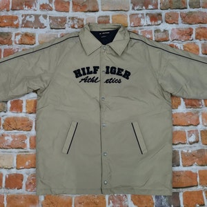 Tommy Hilfiger Usa Athletics Vintage Jacket Coat Beige Casual