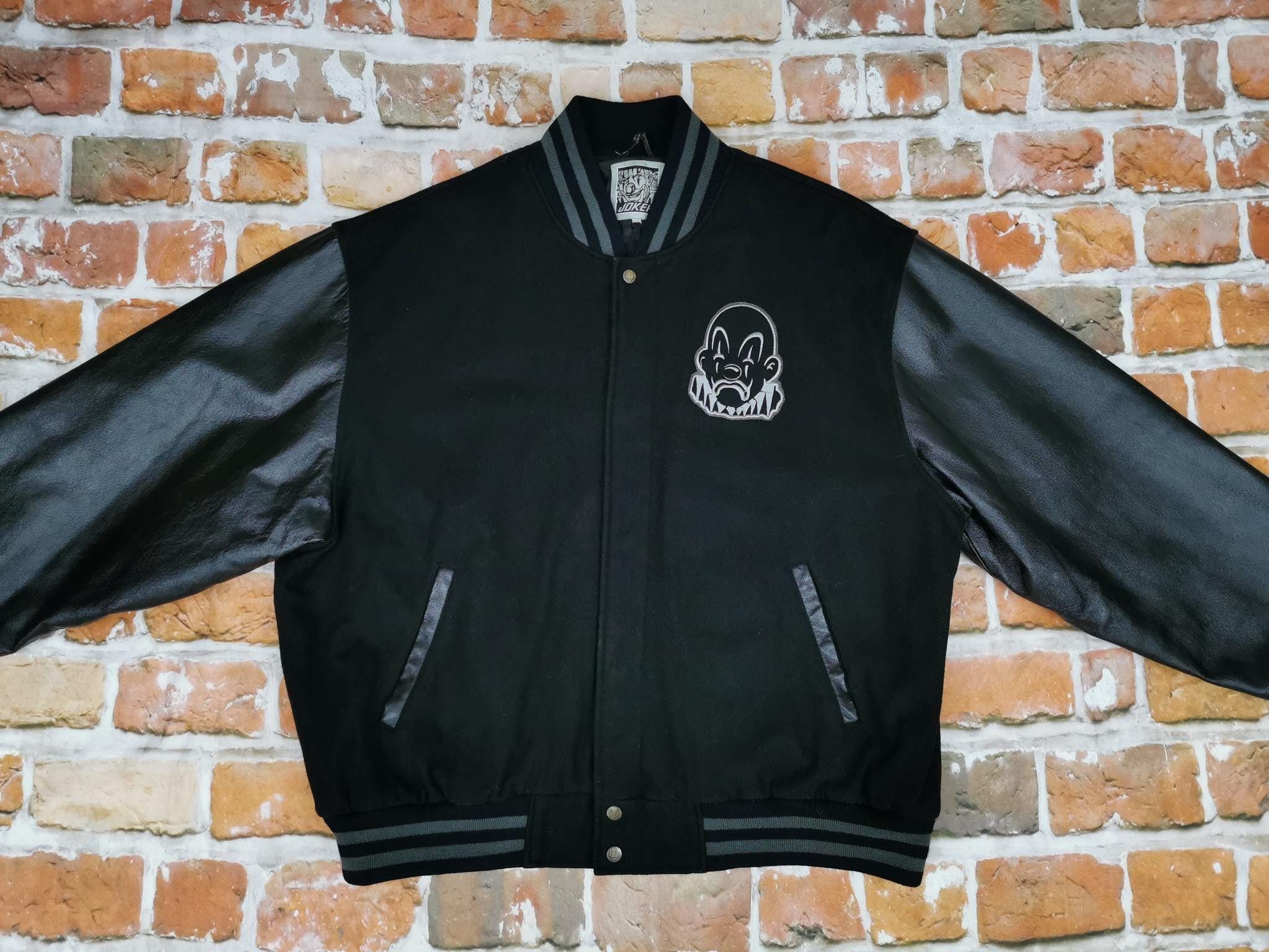 【JOKER】スクーカム Light Varsity Jacket OVO x Batman The Joker Split Varsity Jacket Black Men's - SS26 - US