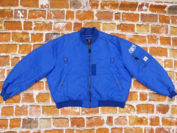 royal blue flight jacket