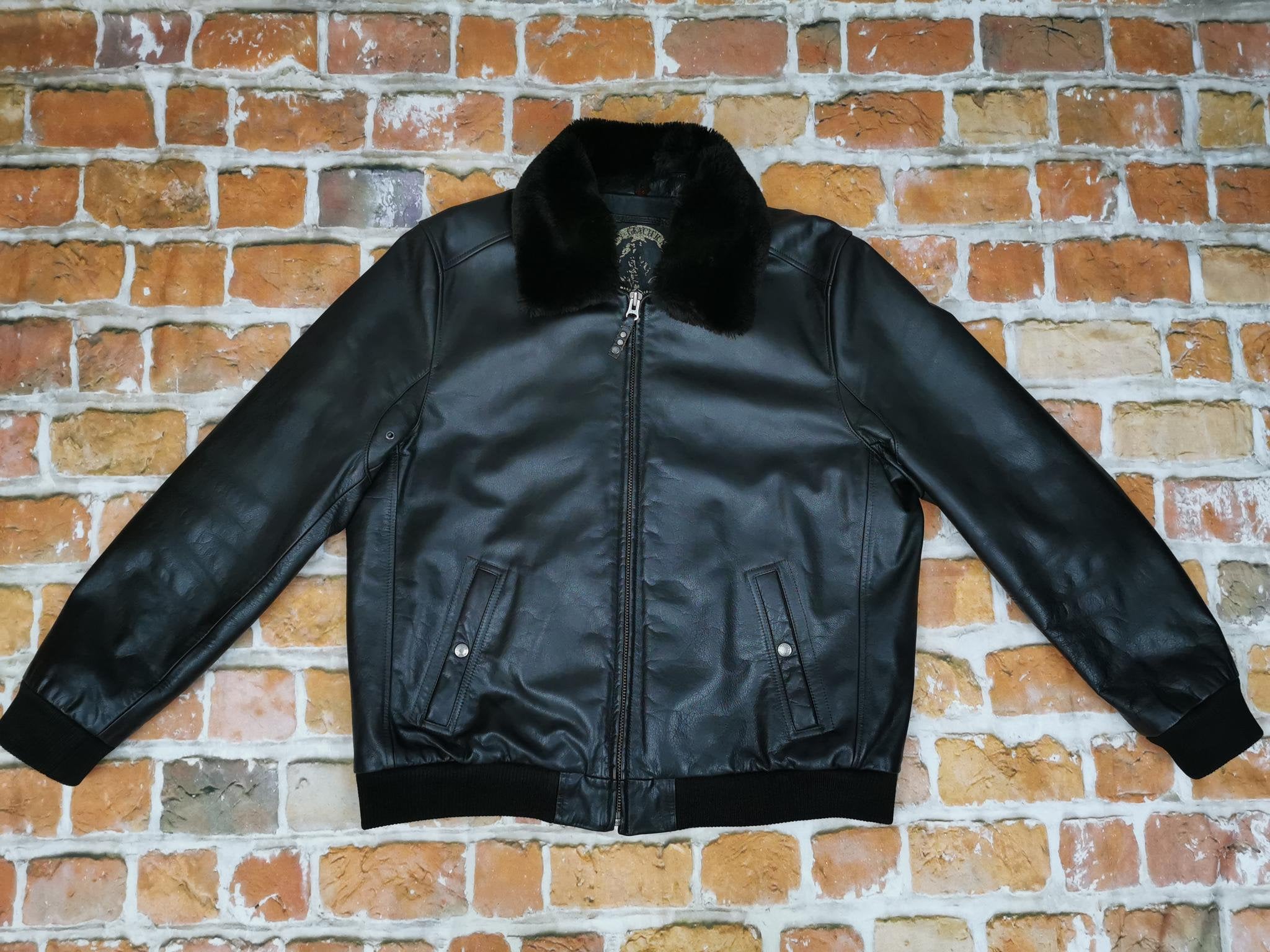 Chevignon 57 Vintage Pilot Aviator Leather Jacket RAILWAY STATION